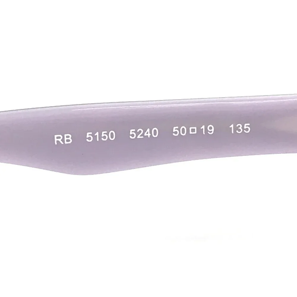 Ray-Ban Eyeglasses Frames RB5150 5240 Brown Purple Rectangle Full Rim 50-19-135